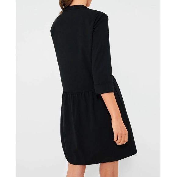 TUCKERNUCK Black Stretch Crepe Royal Shirt Dress - Picture 4 of 12